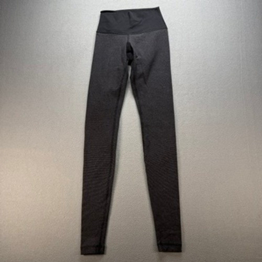 Lululemon Leggings High Rise Yoga Pants Athletic Slim Gray Space Dye Athleisure‎